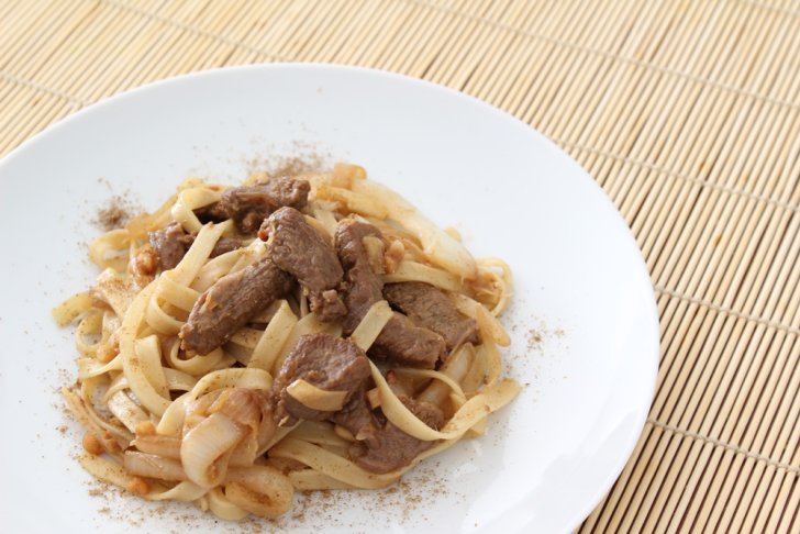Satai Beef Fettuccine