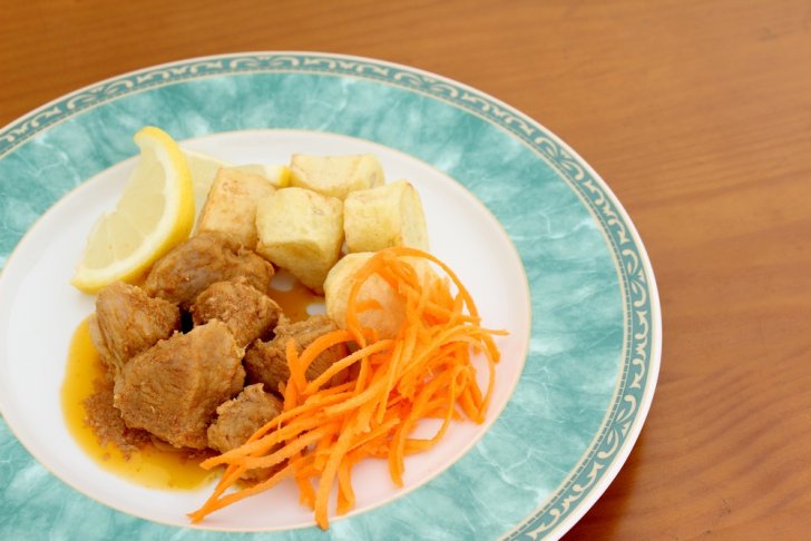 Traditional Portuguese Pork Meat with Cumin
