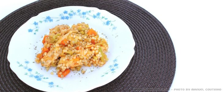 Sautéed Chicken with Veggies and Couscous